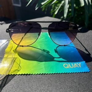 Quay Australia Gradient Aviator Sunglasses